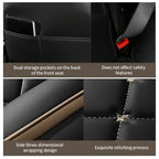 Upgrade Your Vehicle with 1pc of Luxury Car Seat Cover - Premium Faux Leather Car Seat Cushion Cover for Front &amp; Rear Seats!