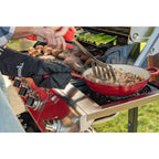5-Burner Propane Gas Grill  Steel with Side Burner and Condiment Rack