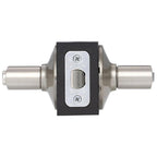 Latitude Satin Nickel Privacy Bed/Bath Door Lever (4-Pack)