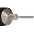 Latitude Satin Nickel Privacy Bed/Bath Door Lever (4-Pack)