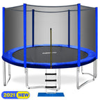 ORCC 12FT Kids Trampoline, TÜV Certificated Yard Trampoline with all Accessories