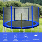 ORCC 12FT Kids Trampoline, TÜV Certificated Yard Trampoline with all Accessories