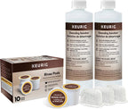 Keurig K-Mini Single Serve Coffee Maker, Black &amp; Brewer Maintenance Kit, Includes Descaling Solution, Water Filter Cartridges &amp; Rinse Pods, 14 count