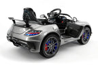 CarZ4KidS MERCEDES SLS AMG FINAL EDITION 12V ELECTTRIC KIDS RIDE ON TOY CAR BATTERY POWERED LED WHEELS PARENTAL REMOTE MP4 PLAYER  | GRAY METALLIC