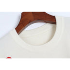 kawaii red heart sweater