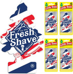 LITTLE TREES Air Fresheners Car Air Freshener. Hanging Tree Provides Long Lasting Scent for Auto or Home. Fresh Shave, 24 Air Fresheners