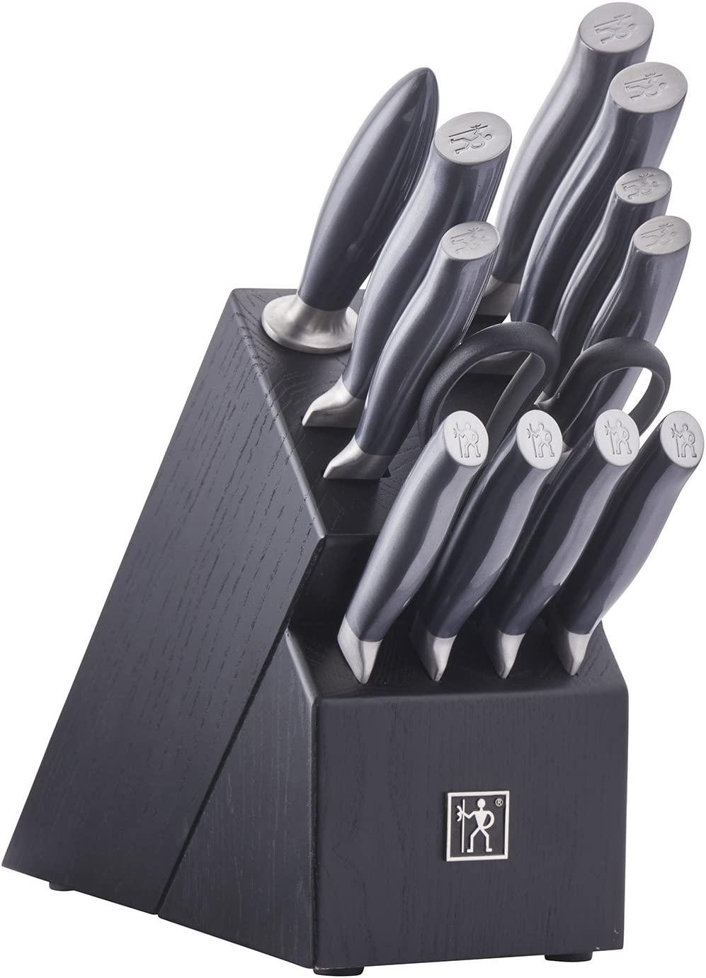 HENCKELS Graphite Razor-Sharp 13-pc Knife Set German Engineered Informed by 100+ Years of Mastery, Chefs Knife