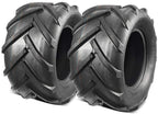 MaxAuto 2 Pcs Super Lug 24x12.00-12 24X12.00X12 Lawn Tractor Tires Very Wide 6 Ply Rated