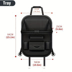 1pc Car Back Seat Organizers, StoraPockets Kick Mats Car Back Seat Protectors Tissue Boxcup Holder Laptop Table Car Eating Tray For ParOnly