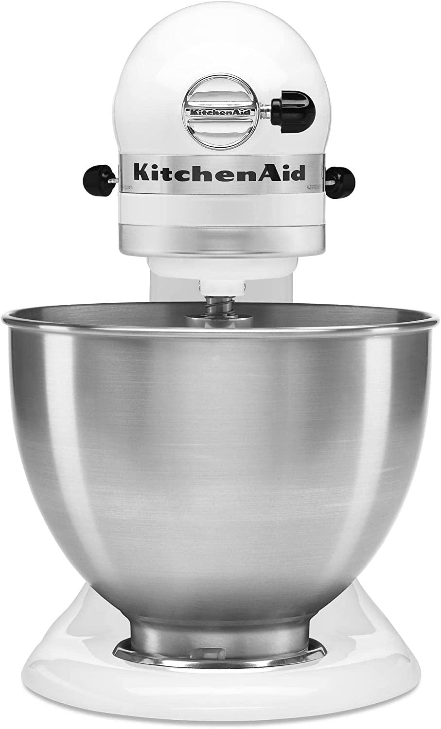 KitchenAid K45SSWH Stand Mixer, 4.5 Q, White