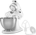 KitchenAid K45SSWH Stand Mixer, 4.5 Q, White