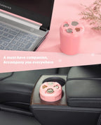 JOYTUTUS Coin Holder for Car, High Capacity Coin Holder, Universal Car Coin Holder for Cup Holder, Change Holder Compatible with Most Car Trucks Accessories, Sort Penny, Quarter, Dime, Nickels (Pink)