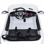 kids Ride On Toys 12 Volt Car, URHOMEPRO Electric Power Wheels Car, Ride On Cars for 3-6 Years Toddlers, Ride On Truck Car w/ Remote Control, 3 Speeds, Spring Suspension, LED Light, White, W5673