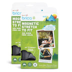 MunchkinBricaMagnetic Stretch to FitSun Shade, Black, 2 Pack