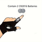 LED Flashlight Gloves-CR2016 Battery Powered (Battery Not Included), Gifts For Dad Boyfriend, Gadget Hands-Lights For Camping Fishing Repairing