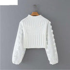 knitted patchwork sweater