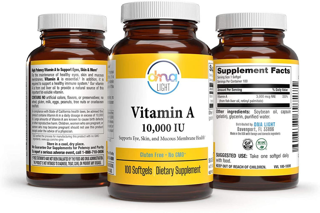 DNA Light Vitamin A (100 Count (Pack of 1))