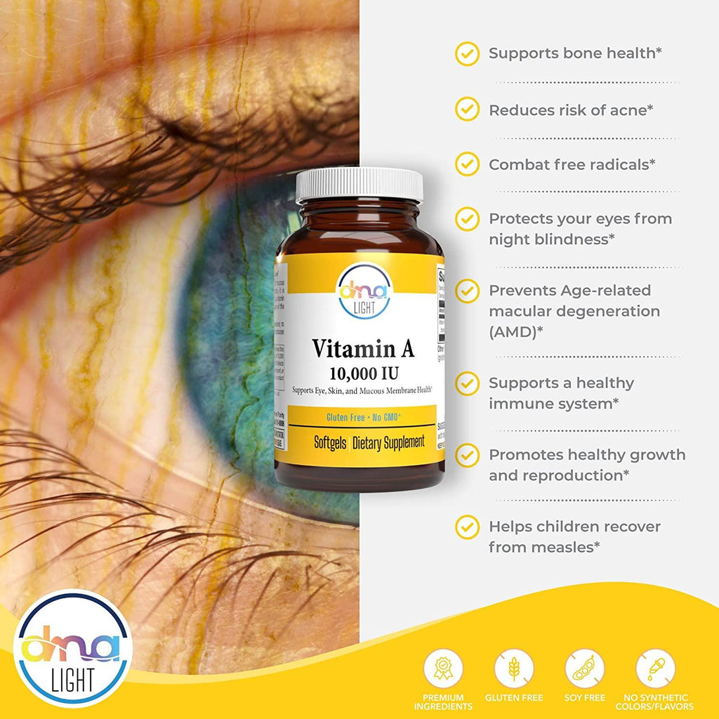 DNA Light Vitamin A (100 Count (Pack of 1))