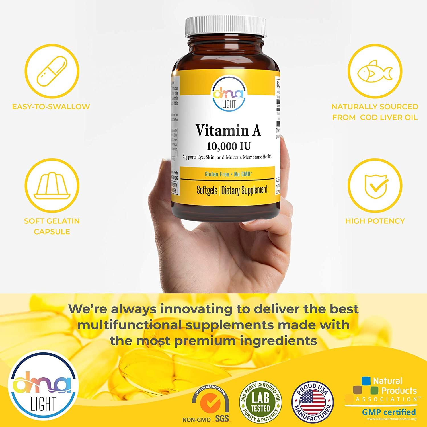 DNA Light Vitamin A (100 Count (Pack of 1))