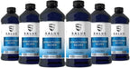 Salus Defense Structured Silver Liquid — Alkaline Water with 15ppm Structured Silver — All Natural and Safe with No Additives — 16 Ounce Bottle (6 Pack)