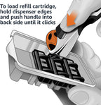 Amazon Basics 5-Blade Razor Refills for Men with Dual Lubrication and Precision Beard Trimmer, 12 Cartridges (Fits Amazon Basics Razor Handles only) (Previously Solimo)