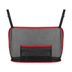 LarCapacity Car Seat Net Pocket, Handbag Purse Holder Bag Organizer StoraPet Net Barrier Dog Pouch Between Back Seats