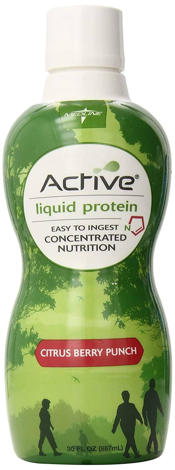 Medline - ENT693CB Active Liquid Protein Nutritional Supplement, 30 fl oz.- 4 Count