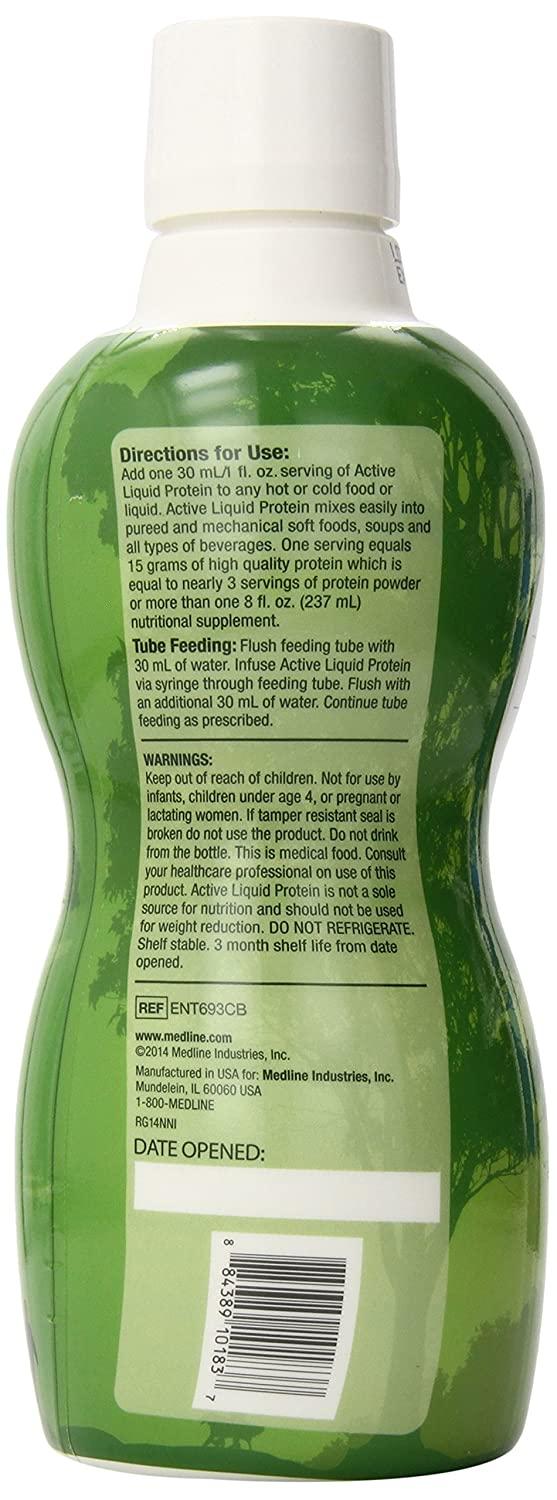 Medline - ENT693CB Active Liquid Protein Nutritional Supplement, 30 fl oz.- 4 Count
