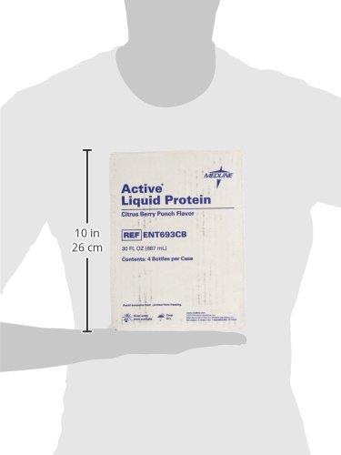 Medline - ENT693CB Active Liquid Protein Nutritional Supplement, 30 fl oz.- 4 Count