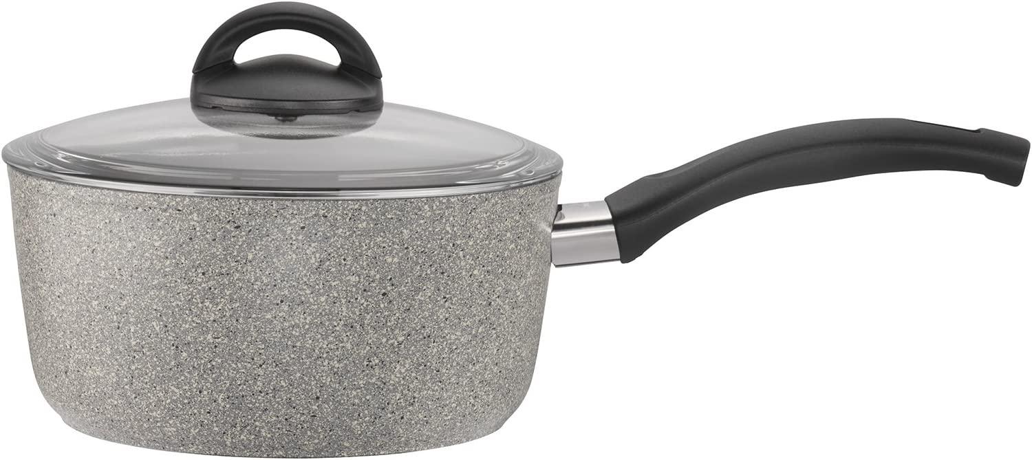 Ballarini Parma Forged Aluminum 2.8-qt Nonstick Saucepan with Lid, Made in Italy
