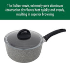 Ballarini Parma Forged Aluminum 2.8-qt Nonstick Saucepan with Lid, Made in Italy