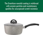 Ballarini Parma Forged Aluminum 2.8-qt Nonstick Saucepan with Lid, Made in Italy