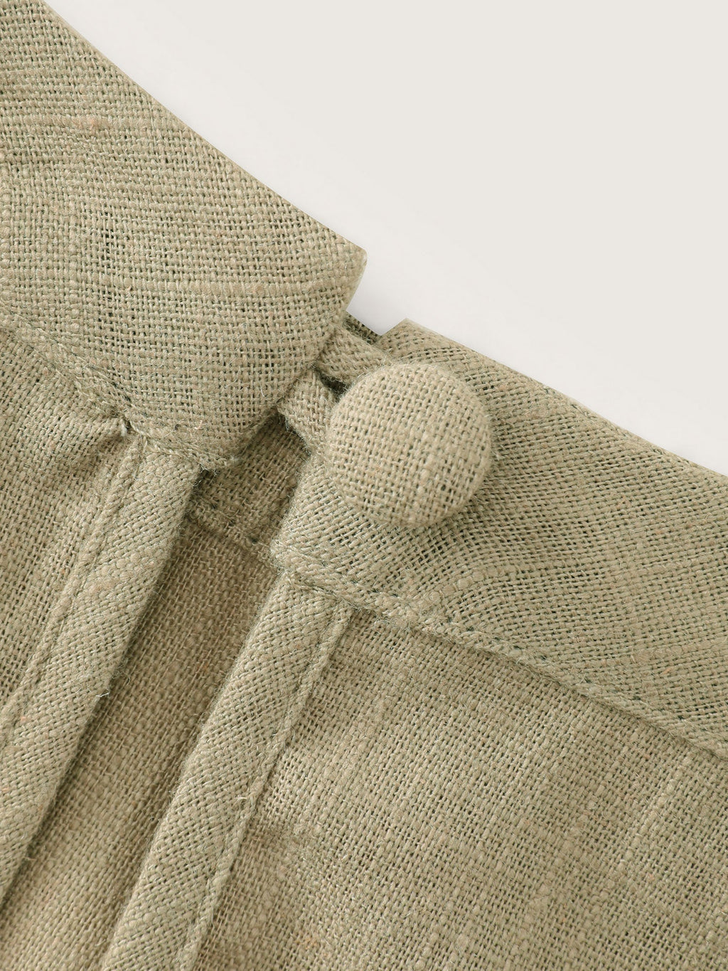 Cotton Linen Blend Sculpted Fit Tank Top