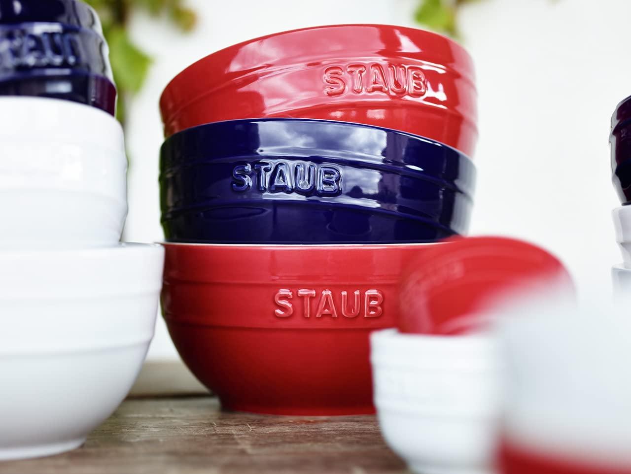 STAUB Ceramics Universal Bowl, 4.75-inch, Cherry