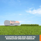 WORX WR155 20V Power Share LANDROID L 1/2-Acre Cordless Robotic Mower-6.0Ah Battery, Black and Orange
