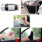 Car Safety Hammer Set of 3 Emergency Escape Tool Auto Car Window Glass Hammer Breaker and Seat Belt Cutter Escape 2-in-1 for Family Rescue &amp; Auto Emergency Escape Tools (3 PCS)