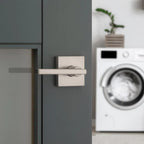 Halifax Square Satin Nickel Hall/Closet Door Lever