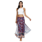 yoga casual slit wide leg pants