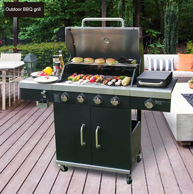 1 PC 27.5"x16.5" Multifunctional Courtyard Outdoor  Steel Gas BBQ Grill