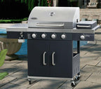 1 PC 27.5"x16.5" Multifunctional Courtyard Outdoor  Steel Gas BBQ Grill