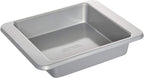 KitchenAid Nonstick Aluminized Steel Square Cake Pan, 9-Inch, Silver