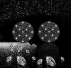 2pcs Bling Car Cup Holder Coaster, 2.75 inch Anti-Slip Shockproof Universal Fashion Vehicle Car Coasters Insert Bling Crystal Rhinestone Auto Automotive Interior Accessories for Women (2 pcs, Black)