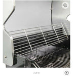 Deluxe  Steel Four-Burner Propane Gas Grill with Side Burner