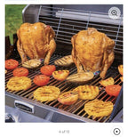 Deluxe  Steel Four-Burner Propane Gas Grill with Side Burner