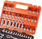 FMO53pcs Auto Car Combination Tool Wrench Set Batch Head Ratchet Pawl Socket Spanner Screwdriver Car Repair Tools Socket Wrench Sets,Hand Tool Sets