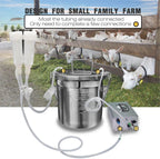 Hantop 12L Goat MilMachine (Pro) and Cow MilTeat Cup Replacement (Tube Included)