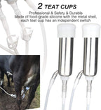 Hantop 12L Goat MilMachine (Pro) and Cow MilTeat Cup Replacement (Tube Included)