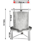 PreAsion Mesh Honey Press Machine Honey Extractor Beekeeping  Steel Household Manual Honey Press