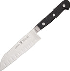 HENCKELS Classic Razor-Sharp 5-inch Hollow Edge Santoku Knife, German Engineered Informed by 100+ Years of Mastery