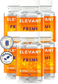 Elevant Prime NMN Supplement | NAD Booster | 3rd Party Tested, Ultra-Pure, More Direct Than NR | Nicotinamide Mononucleotide for Health, Energy, Aging, Vitality, Heart, Brain | 360 Count - 125mg